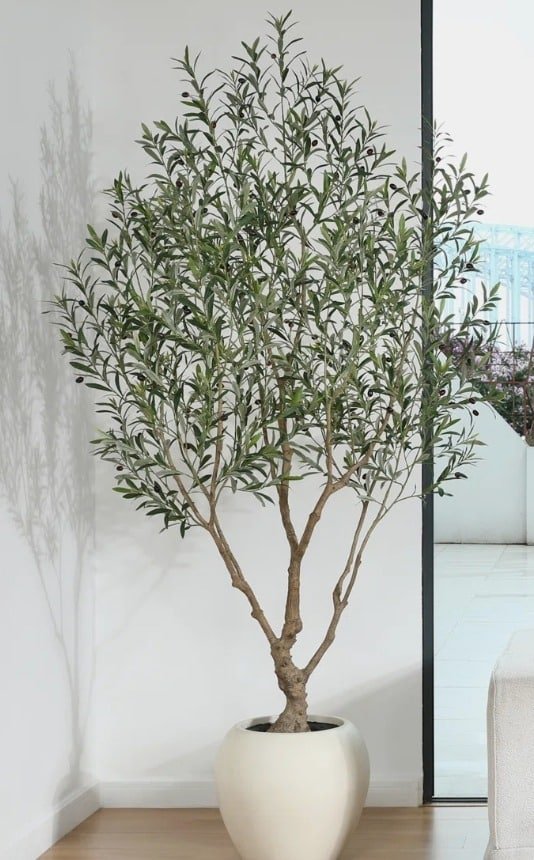 Large Fake Olive Tree for Veranda