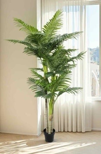 8ft Artificial Areca Palm: Best Artificial Palm Trees for Indoor Spaces