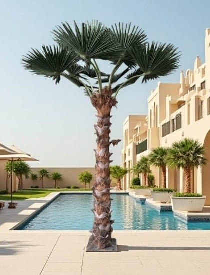 10 ft Phoenix Date Palm: Large Artificial Palm Tree Outdoor