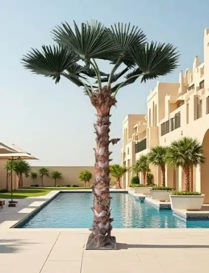 10 ft Phoenix Date Palm: Large Artificial Palm Tree Outdoor