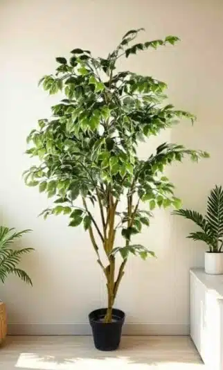 Variegated White Ficus: Best Fake Ficus Tree for Brightening Dark Corners