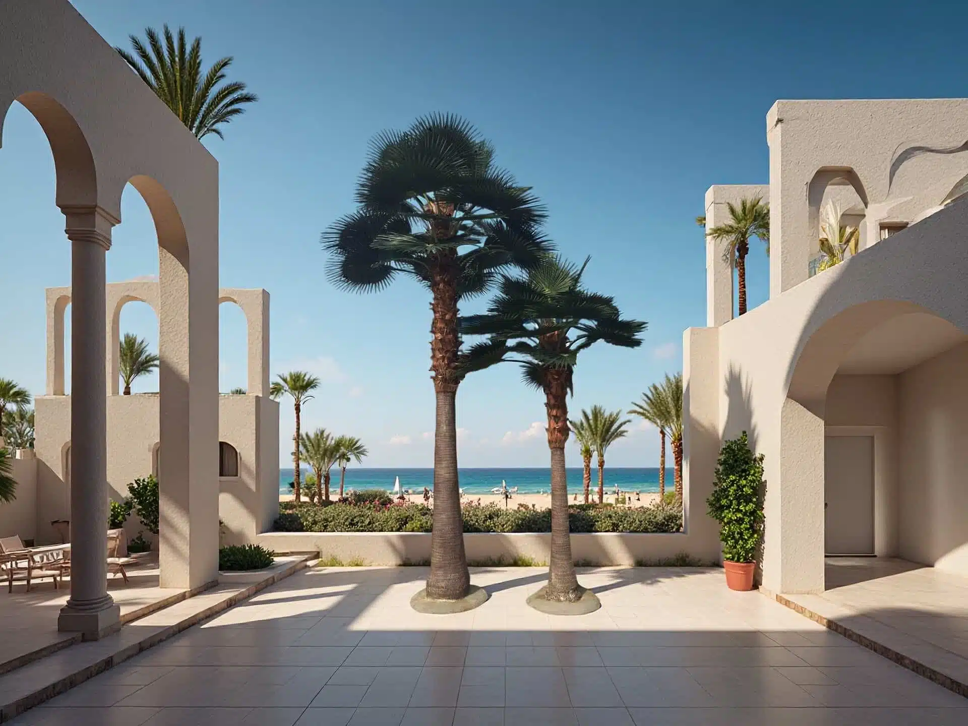Artificial Palm Tree For Beach Resort - Image 2