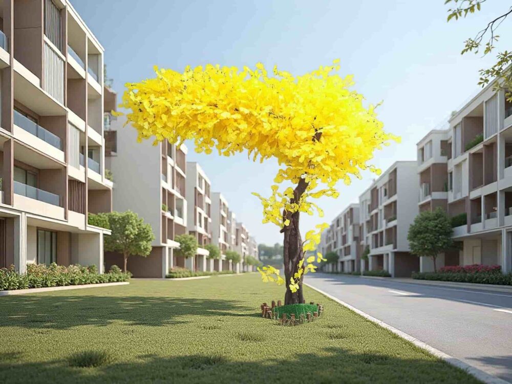 Artificial Ginkgo Tree