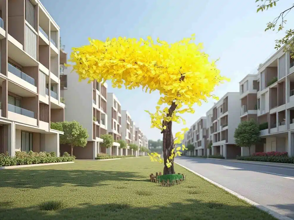 Artificial Ginkgo Tree