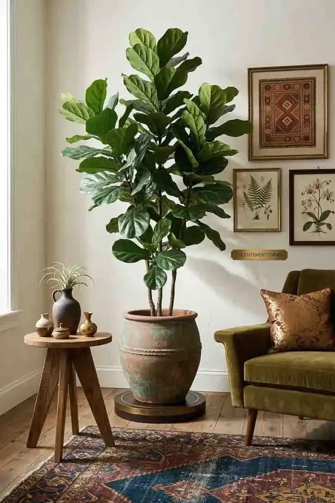 Tall Faux Fiddle Leaf Fig