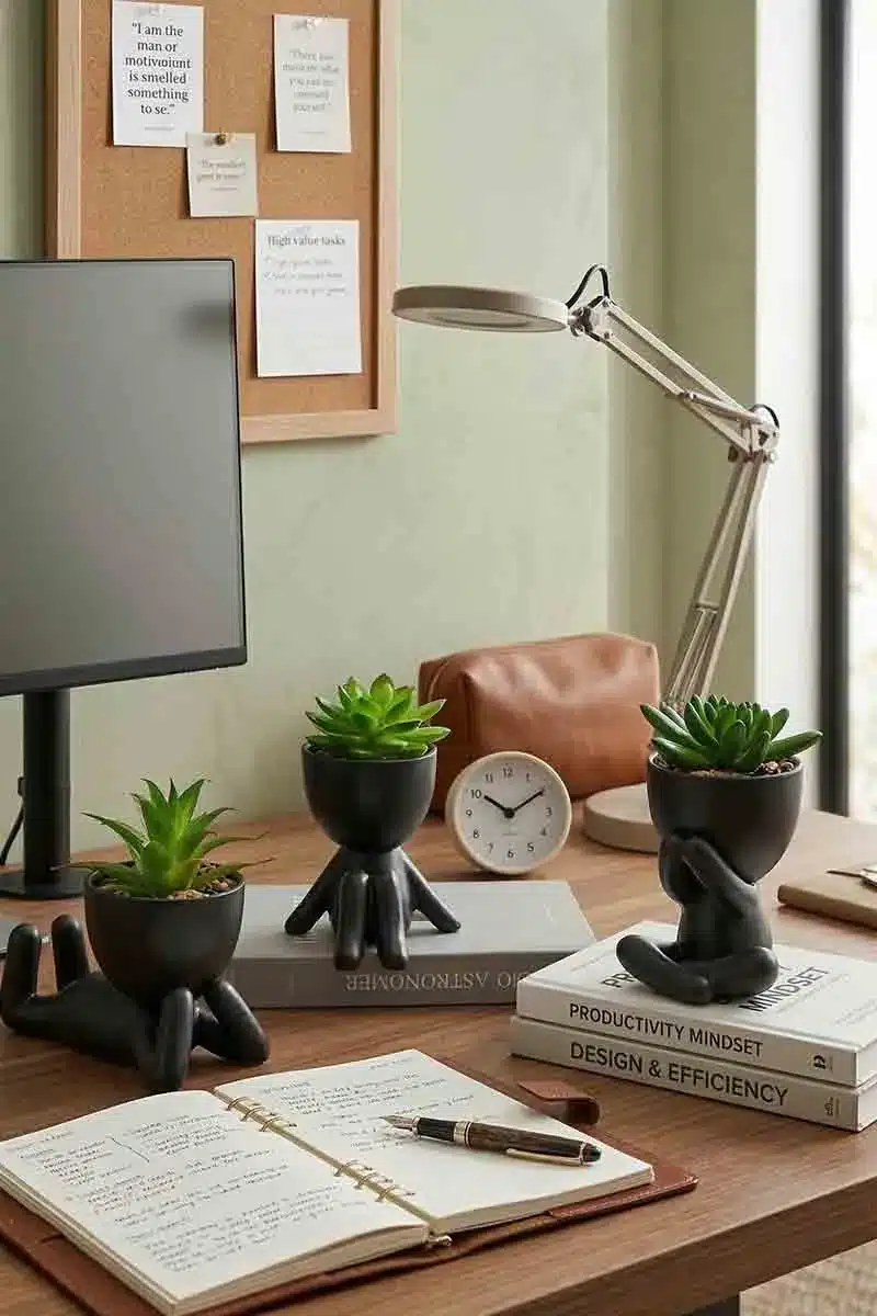 "Life-Like" Succulent Trios