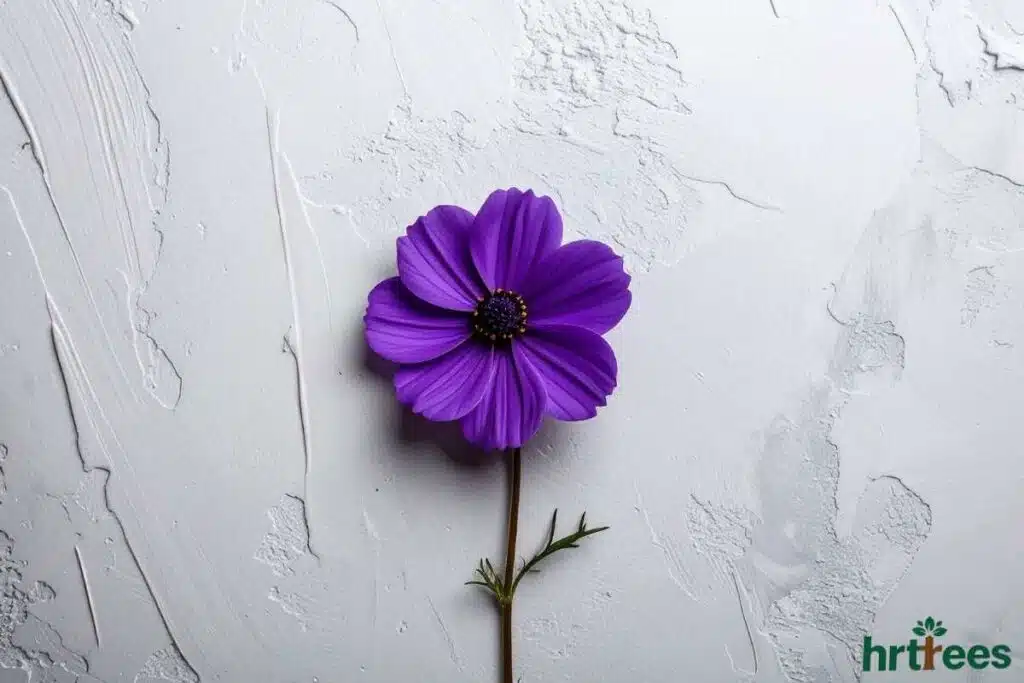 High quality faux purple flower