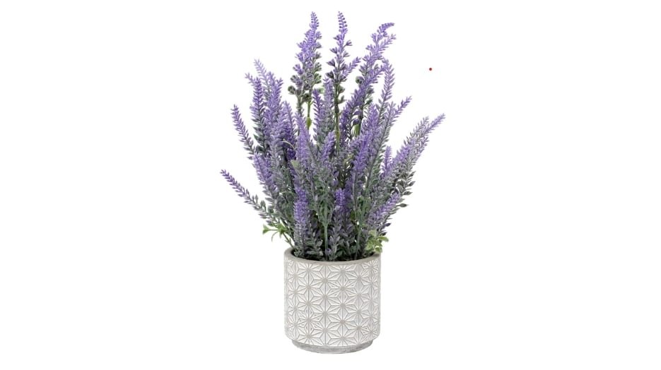 Artificial Potted Lavender