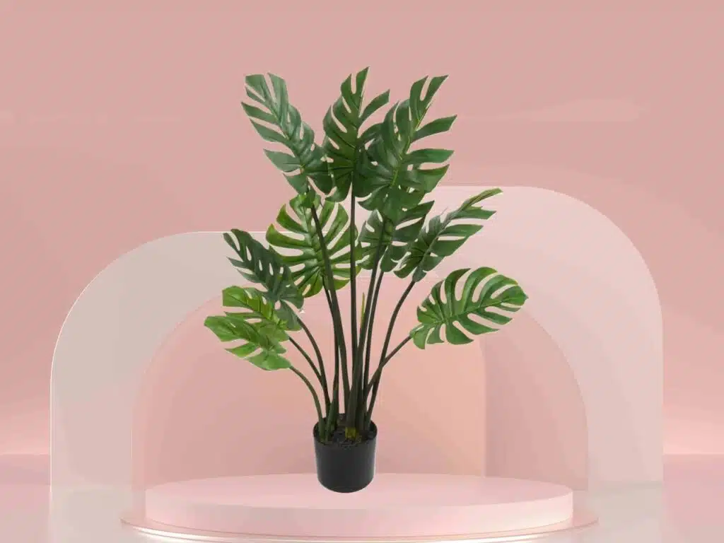 Faux Moss Pole Monstera