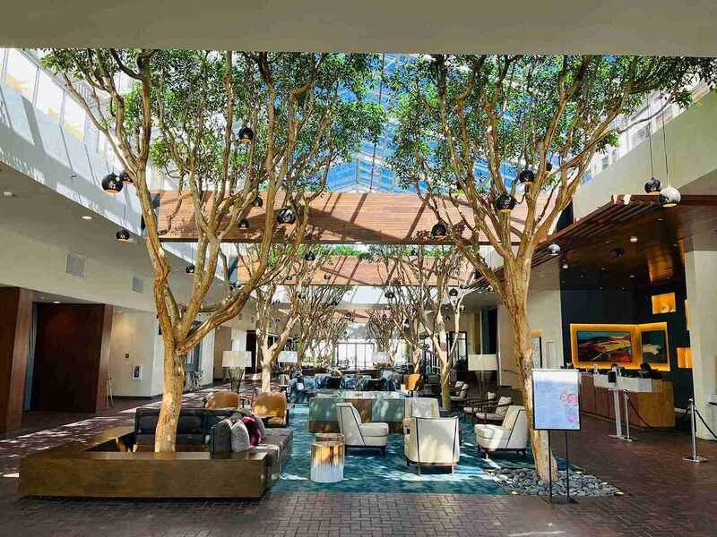 Large artificial tree for Office lobbies and reception areas