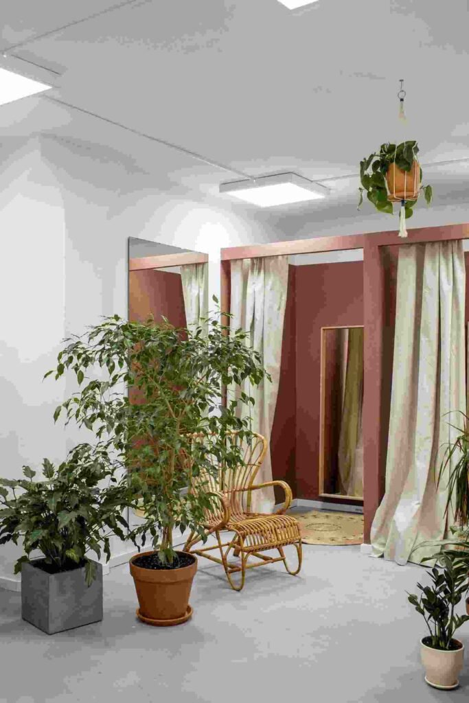Concept Design and Layout with Large Artificial Plants for Commercial Projects