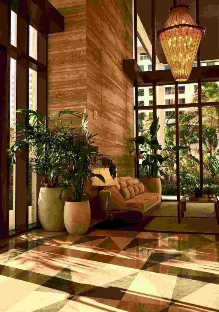 Large artificial Plant in Hotel