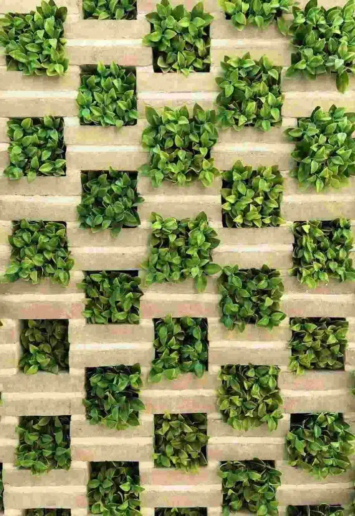 Artificial green walls or panels
