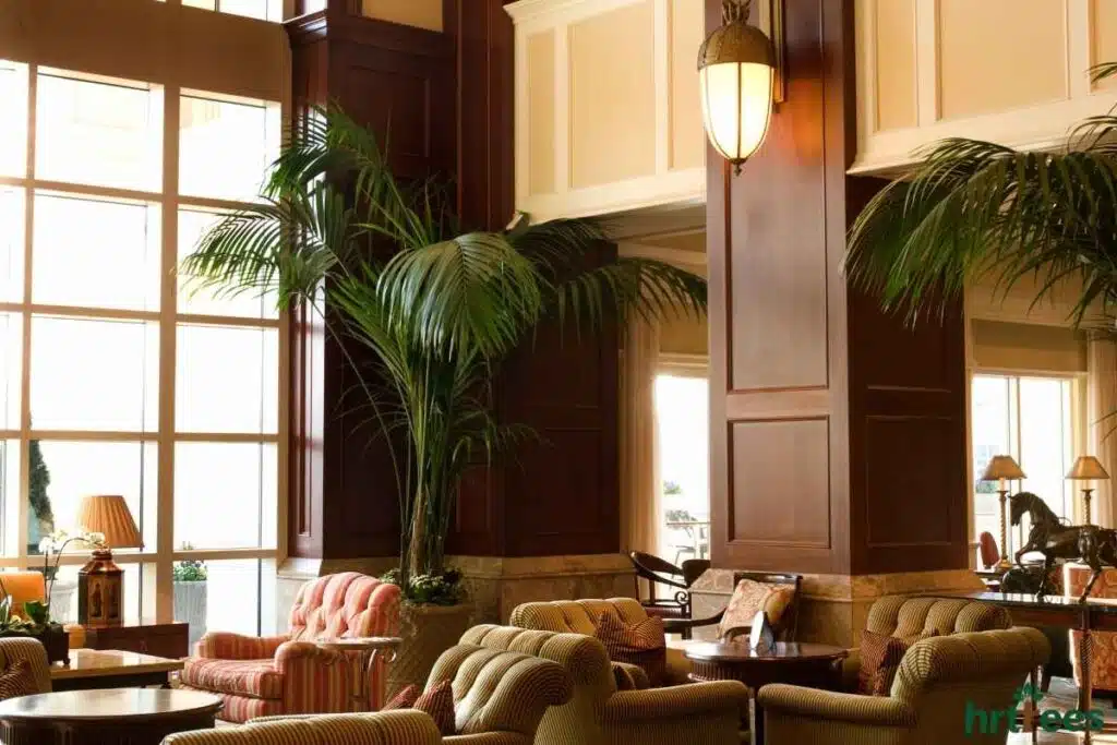 Avoiding the Plastic Jungle effect with large artificial trees for in door commercial use