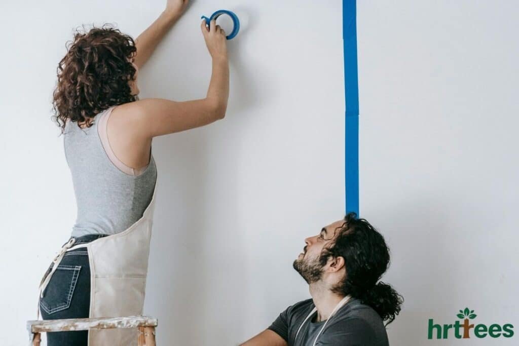 Fixing Faux greenery wall