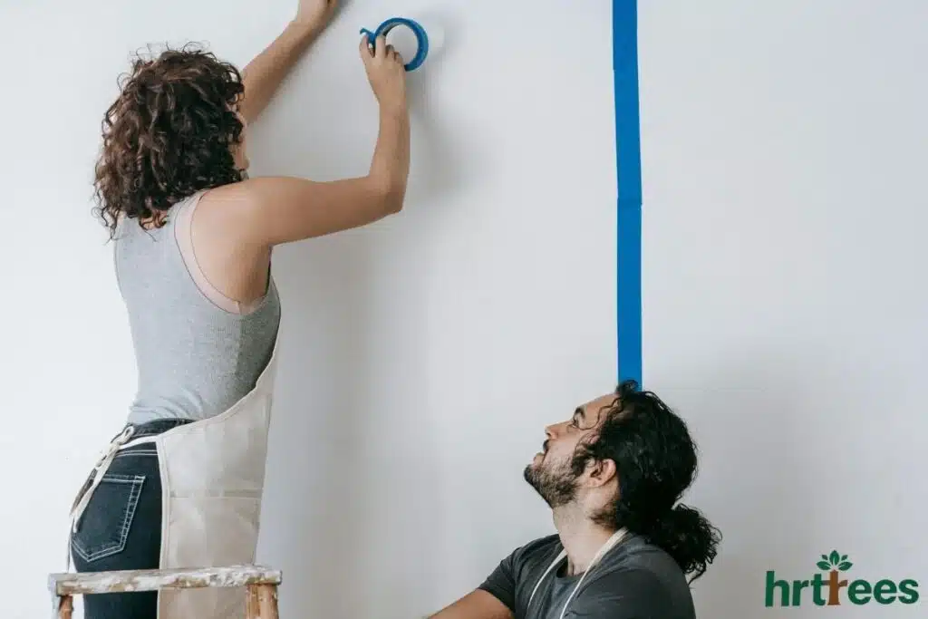 Fixing Faux greenery wall