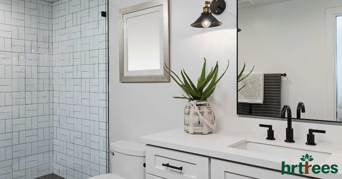 artificial plants in bathroom ideas featured image
