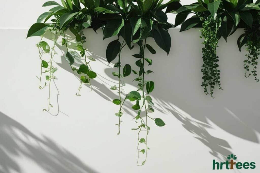 home decor with fake vines