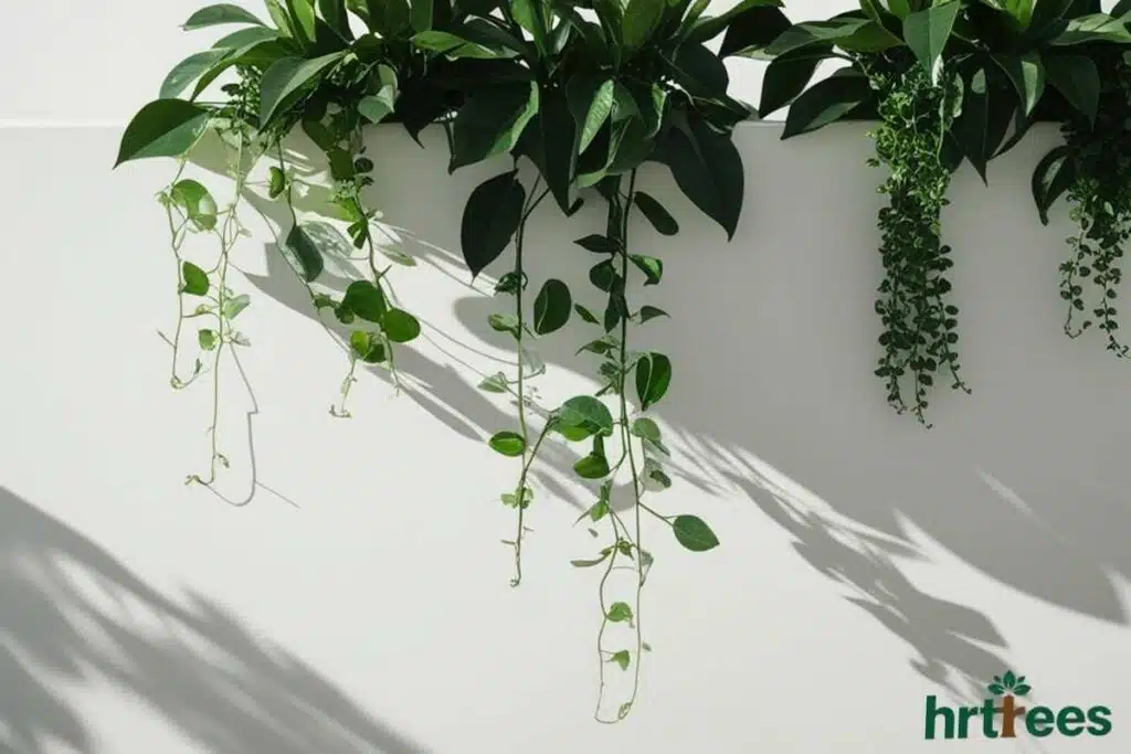 home decor with fake vines