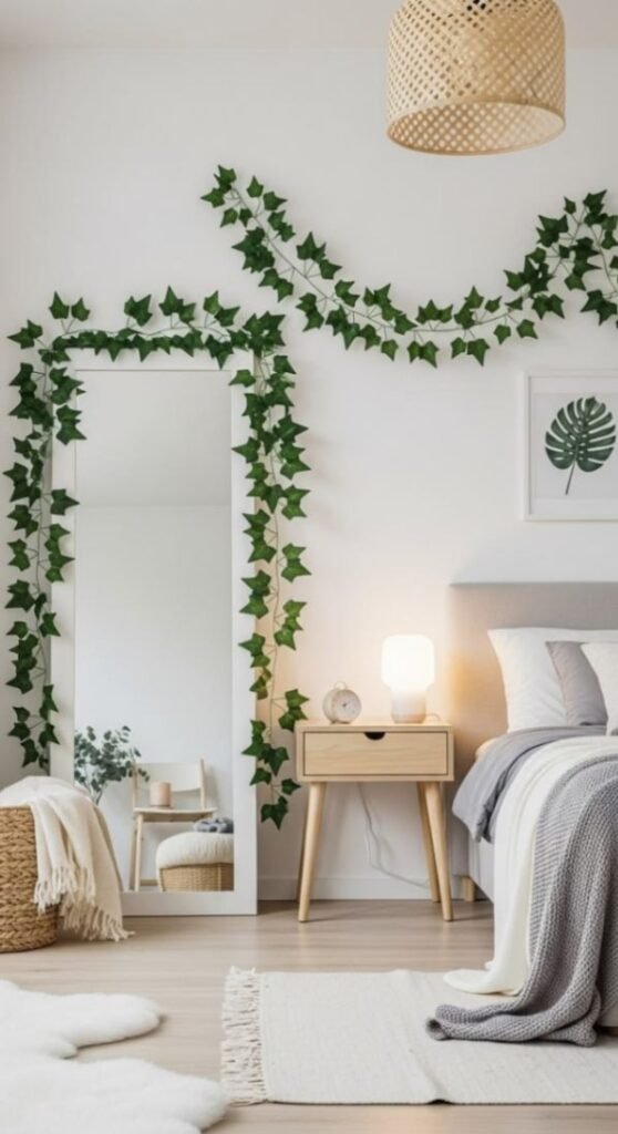 fake vine on Framing Headboards and Mirrors