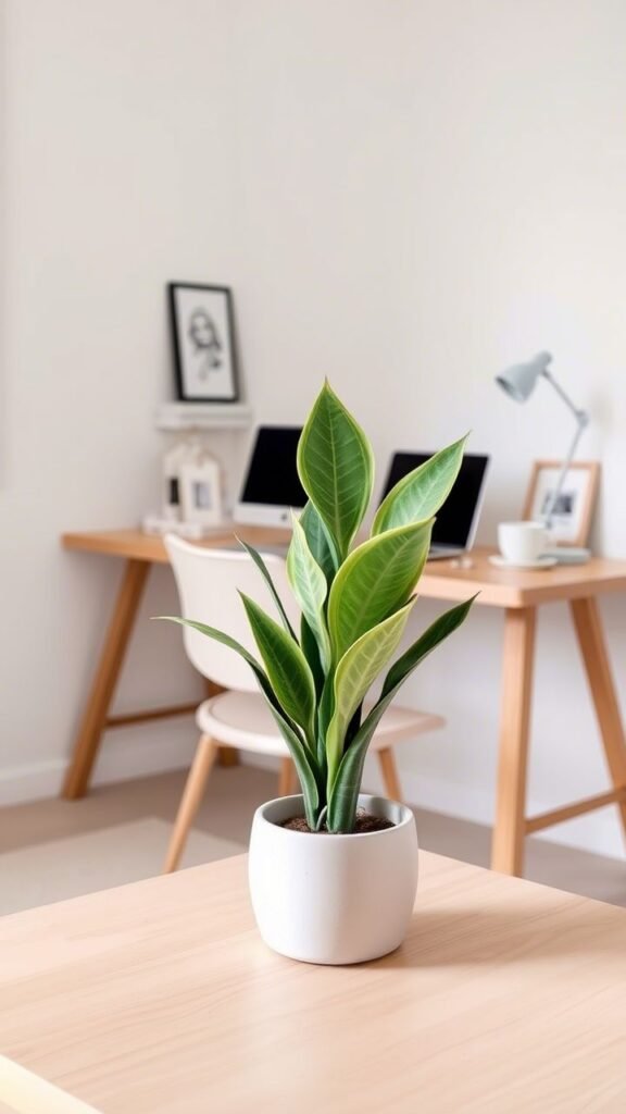 Choosing Professional snake plant for Office Environments