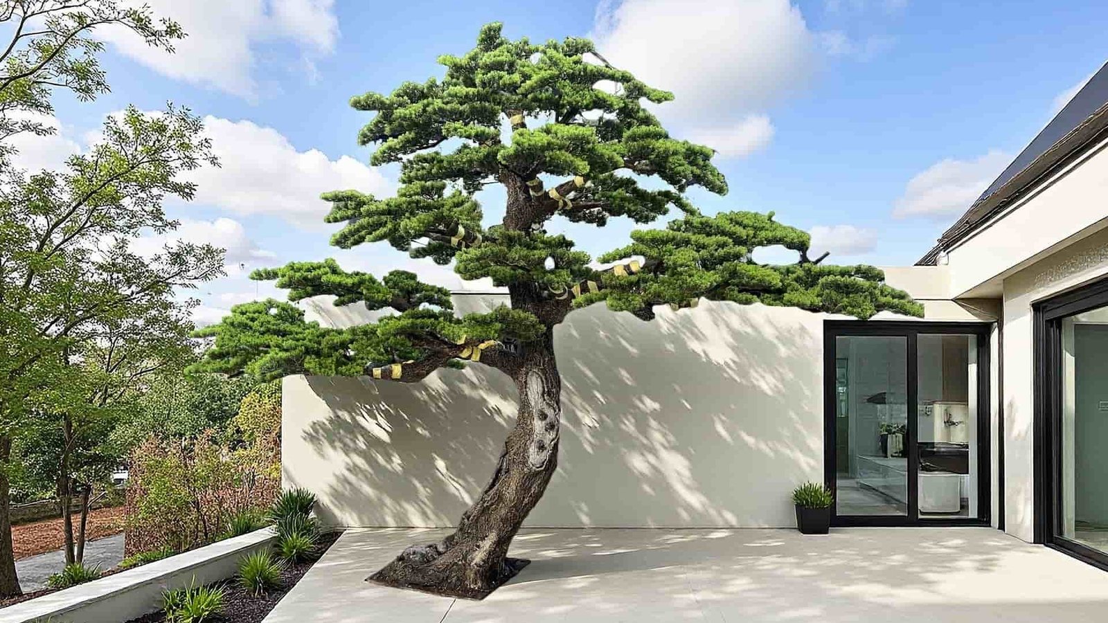 Pine tree scene picture